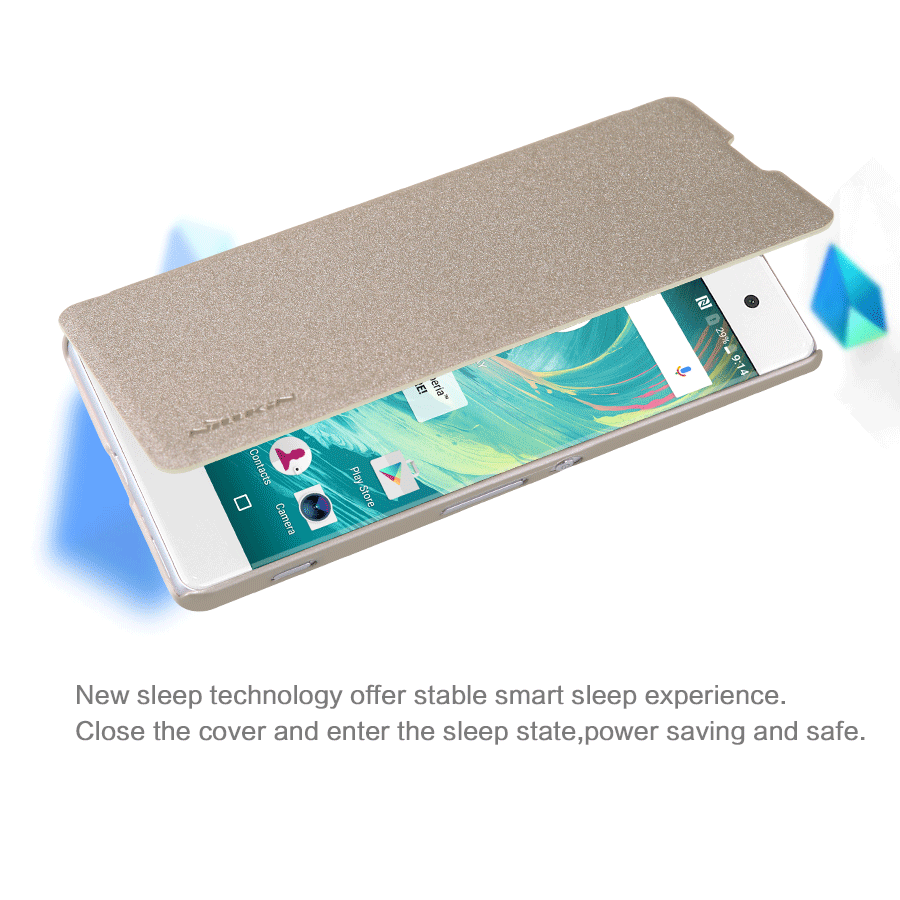 Bao da flip case Sony Xperia XA (5.0"), hiệu NillKin, Sparkle Series