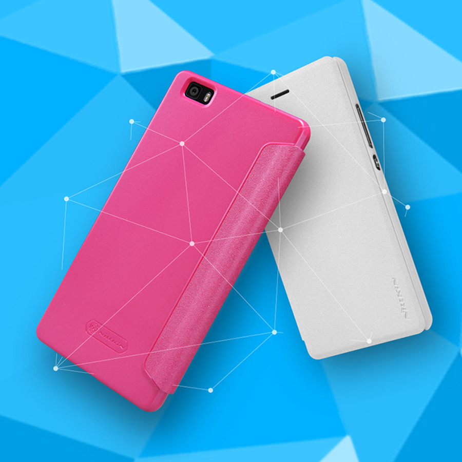 Bao Da Huawei P8 Lite (Hiệu NillKin, Sparkle Series)