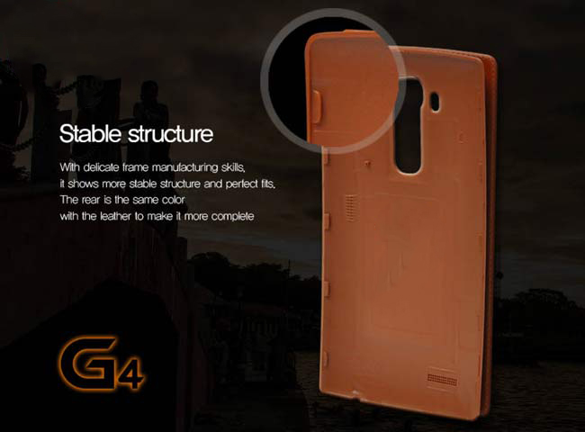 Bao Da LG G4 F500 Premium Leather Quick Circle Case Chính Hãng