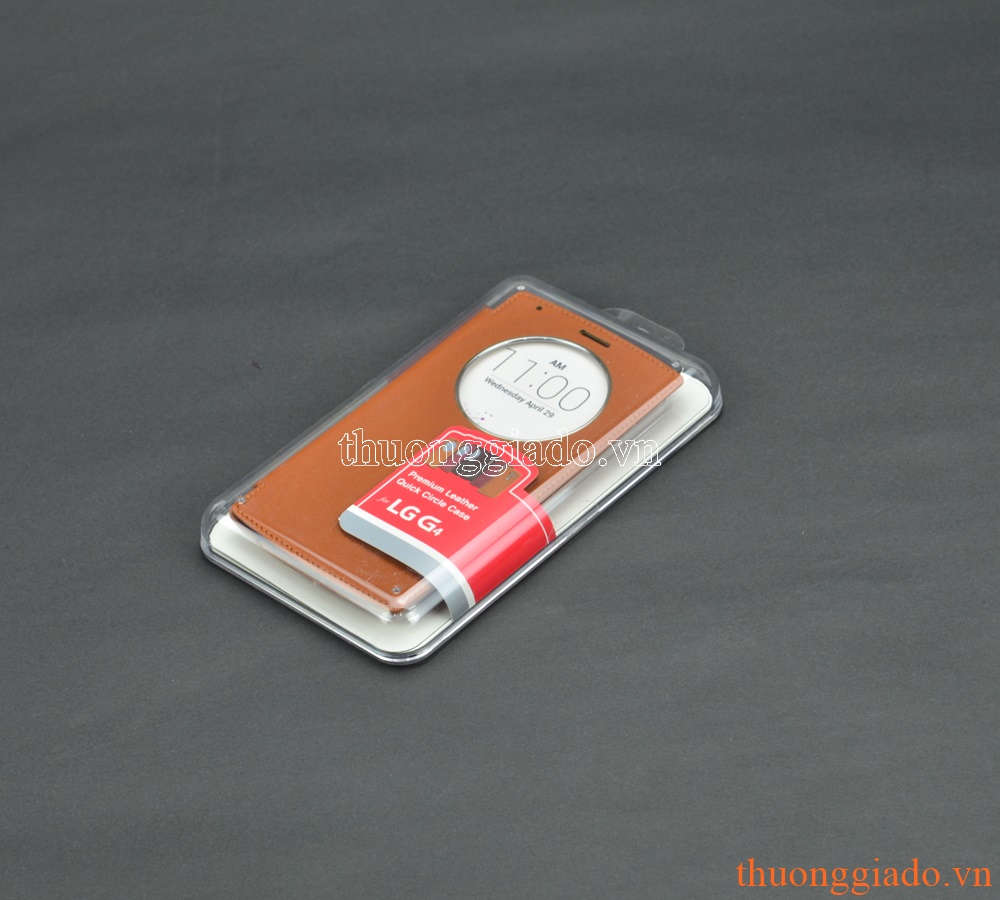 Bao Da LG G4 F500 Premium Leather Quick Circle Case Chính Hãng