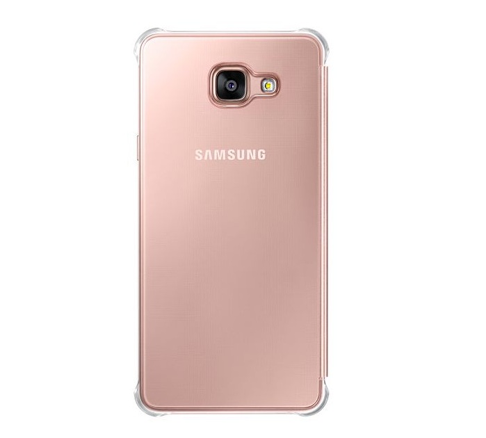 Bao da Samsung Galaxy  A7 (2016),Samsung A710 Clear View Cover màu hồng chính hãng