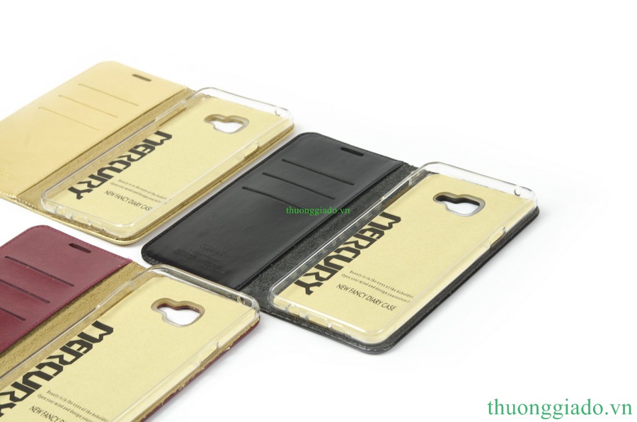 Bao Da Samsung Galaxy  A7 (2016), Samsung A710, Hiệu MERCURY, NEW FANCY DIARY CASE