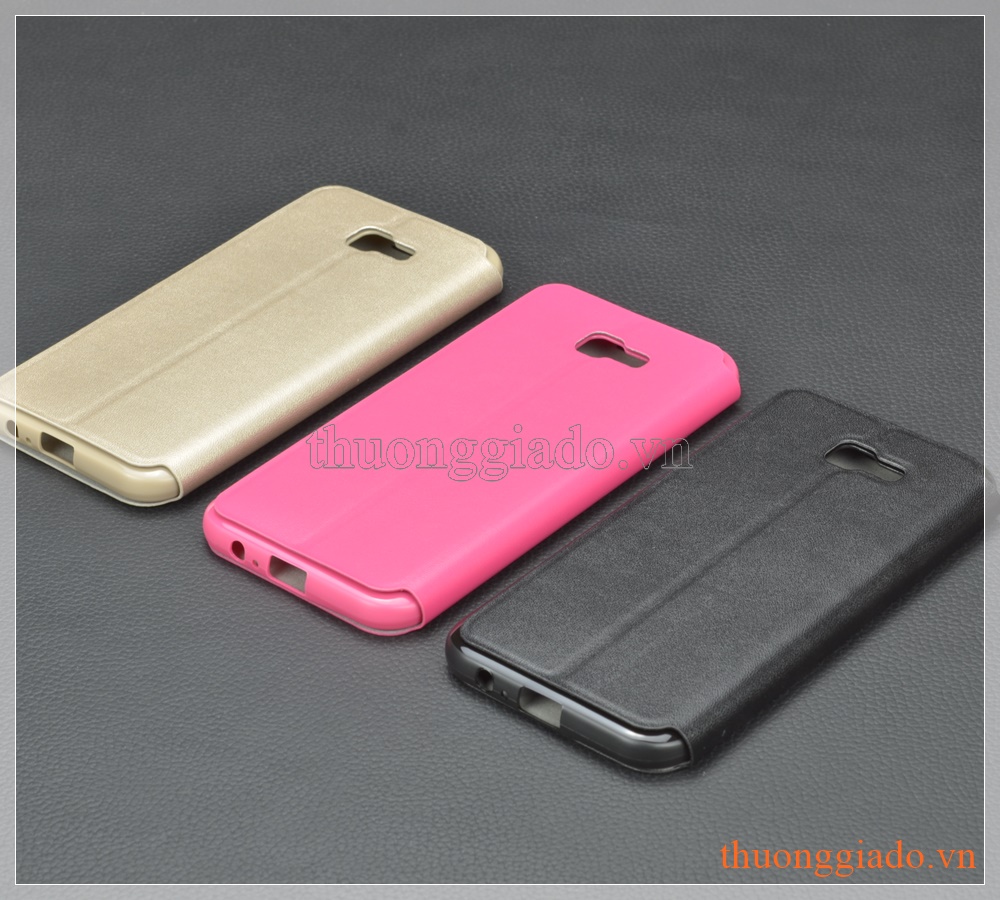 Bao da Samsung Galaxy. A7 (2017)/ Samsung A720 flip leather case (hiệu X-Level)