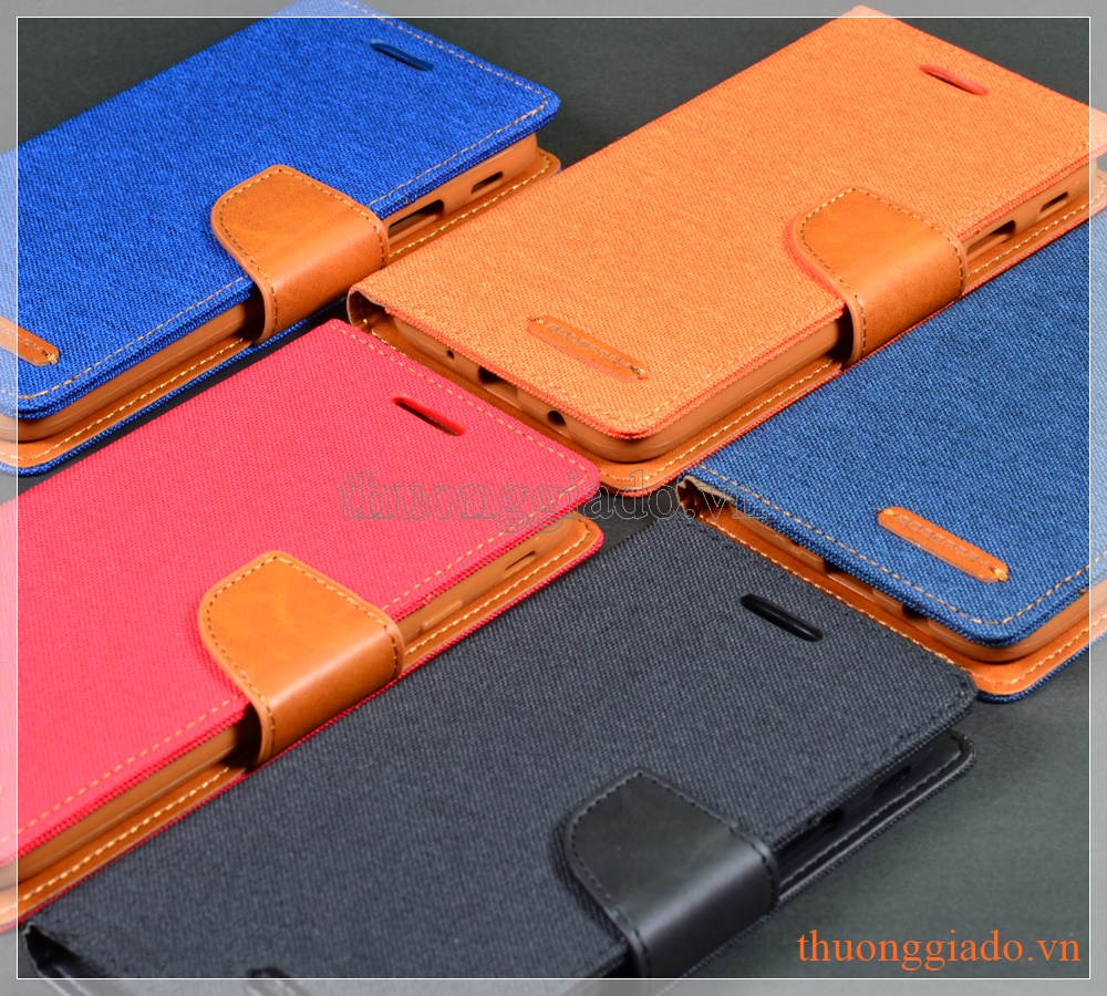 Bao da Samsung Galaxy J7 Pro/ J730 (CANVASE DIARY, GOOSPERY)