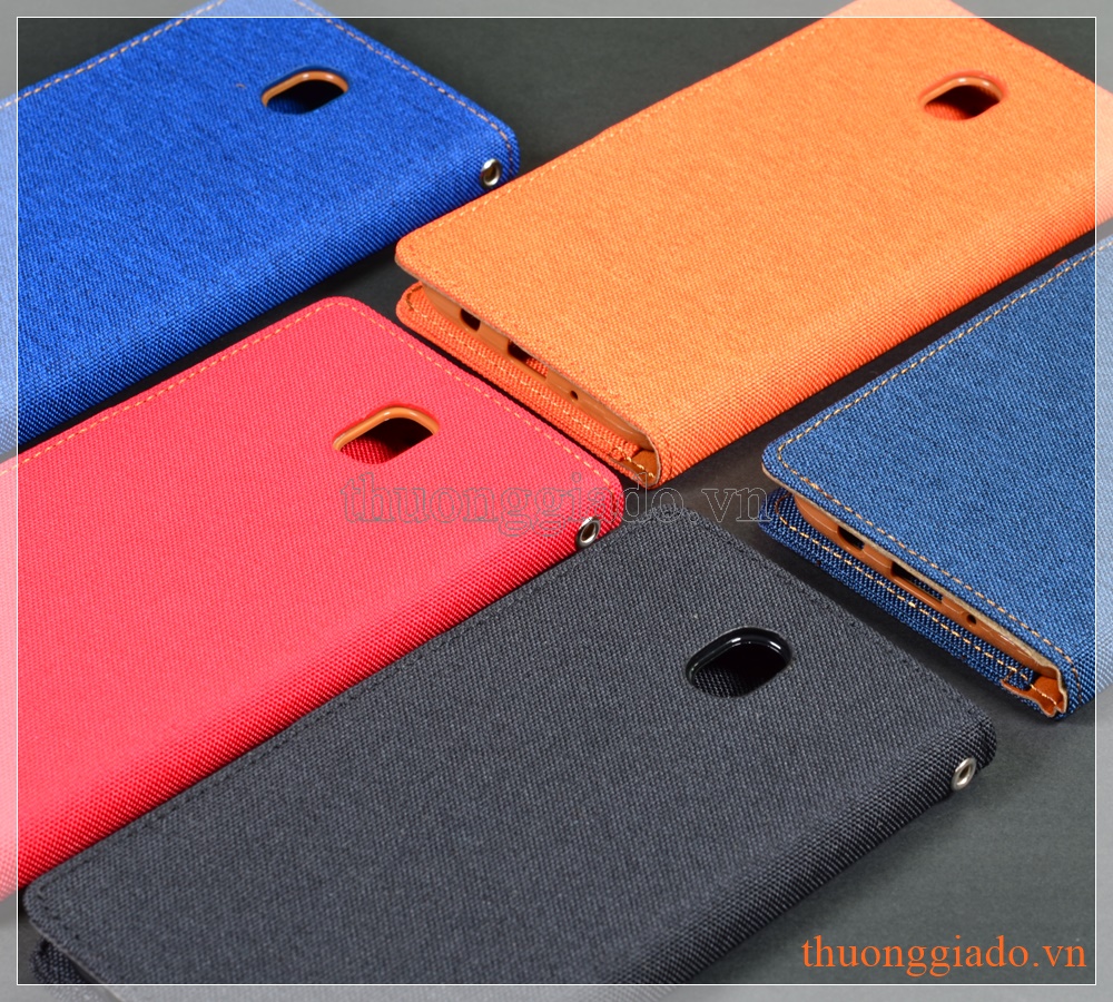 Bao da Samsung Galaxy J7 Pro/ J730 (CANVASE DIARY, GOOSPERY)