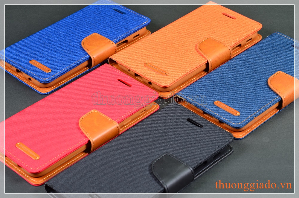 Bao da Samsung Galaxy J7 Pro/ J730 (CANVASE DIARY, GOOSPERY)