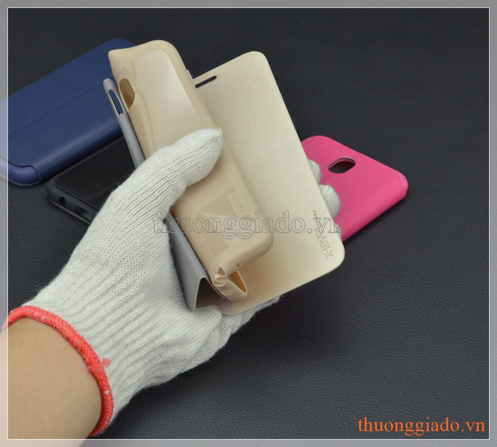 Bao da Samsung Galaxy J7 Pro/ J730 flip leather case, hiệu X-Level, FIB Color