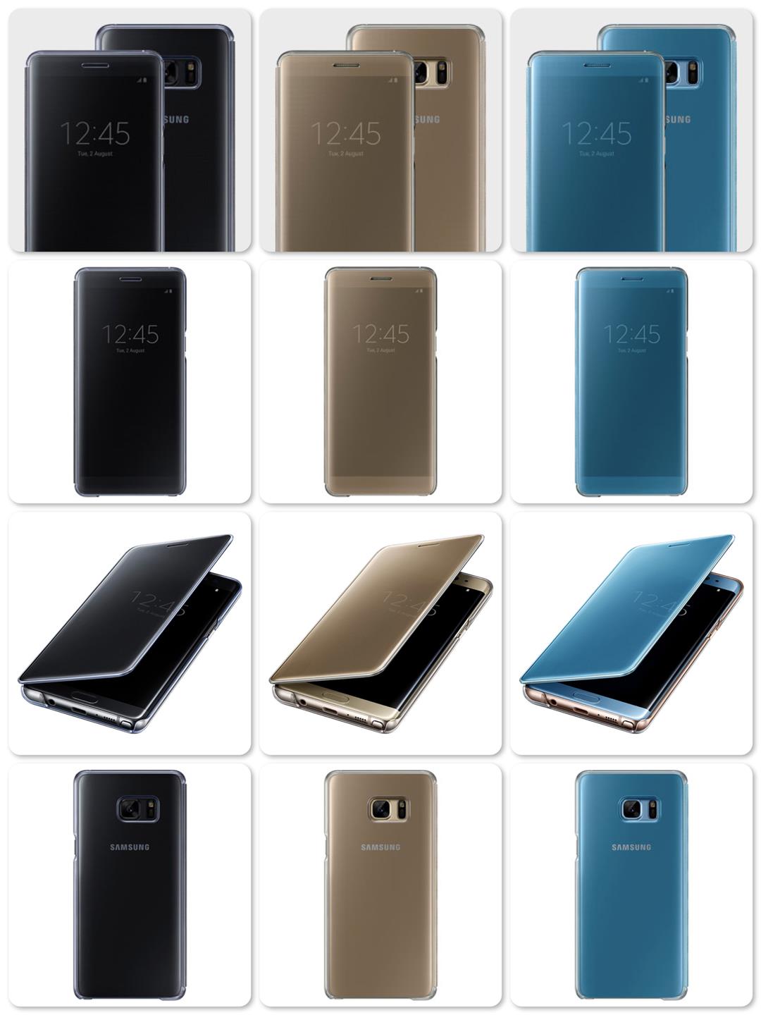 Bao Da Samsung Galaxy Note7 Clear View Cover Chính Hãng (Note 7, N930)