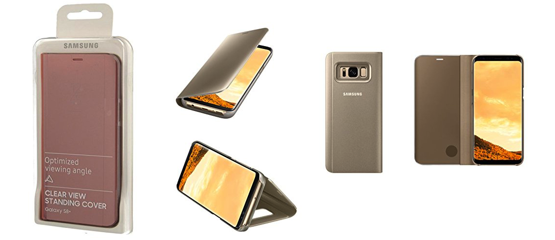 Bao da Samsung Galaxy S8/ G950 Clear View Stand Cover chính hãng