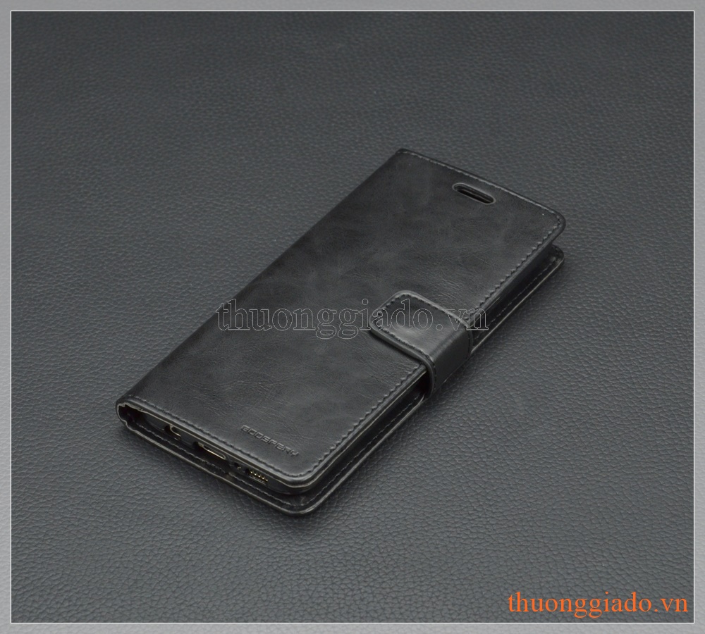 Bao da Samsung Galaxy S8/ G950 hiệu GOOSPERY, BLUE MOON flip leather case