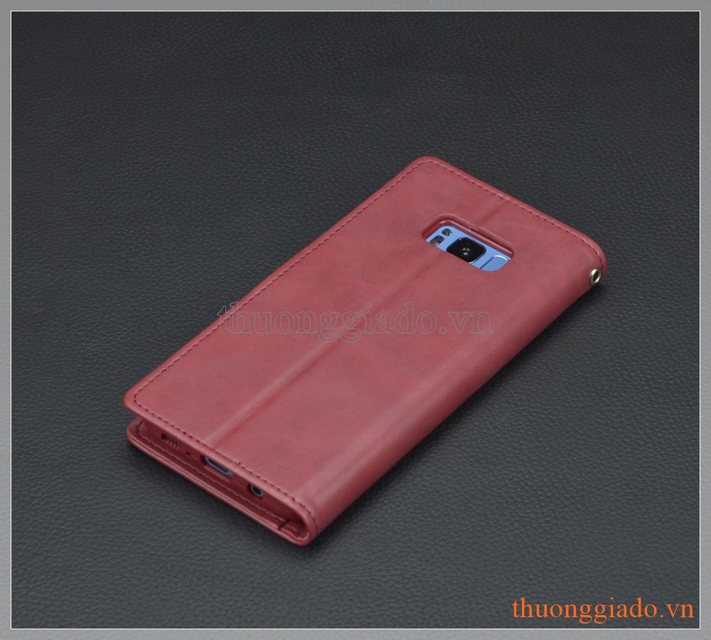 Bao da Samsung Galaxy S8+/ S8 Plus/ G955 hiệu GOOSPERY, BLUE MOON flip leather case