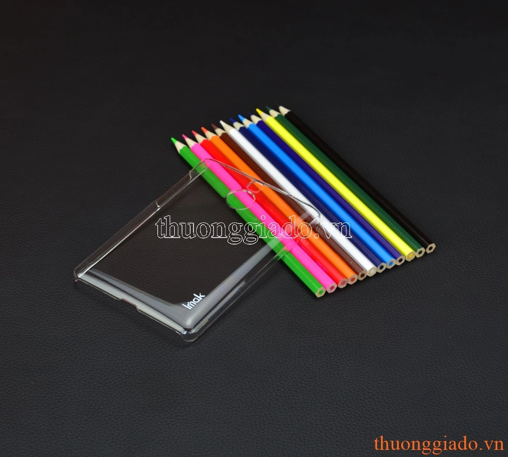 Ốp lưng BlackBerry Passport Silver nhựa cứng trong suốt hiệu iMak