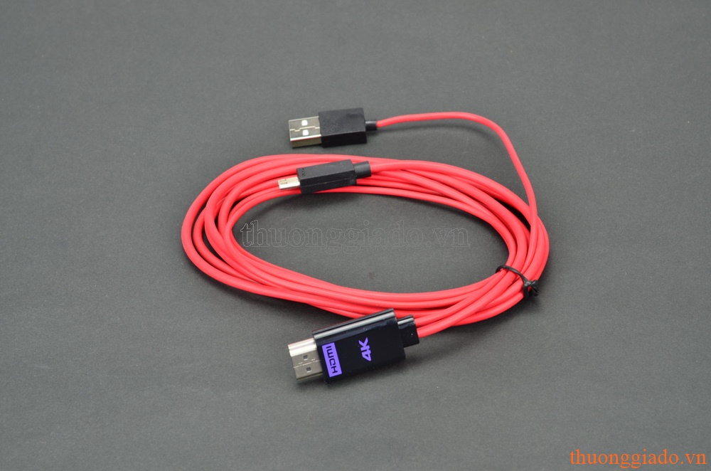 Cáp MHL 11 chân, hỗ trợ 4K_HDMI Adapter, dài 1.8m