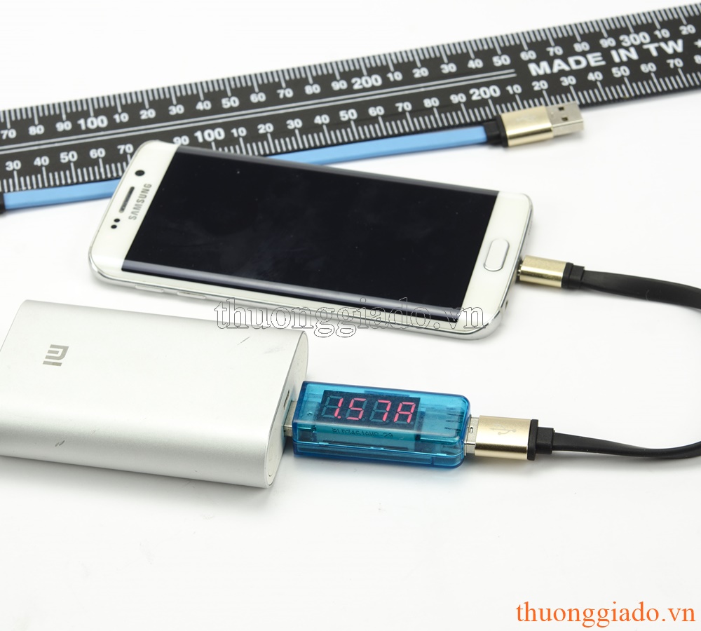 Cáp usb, cáp sạc micro usb (loại ngắn, tốc độ mở dòng cực cao)