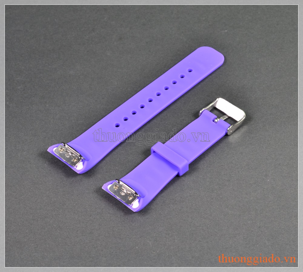 Dây đeo đồng hồ Samsung Gear Fit 2 R360 màu tím (chất liệu cao su)