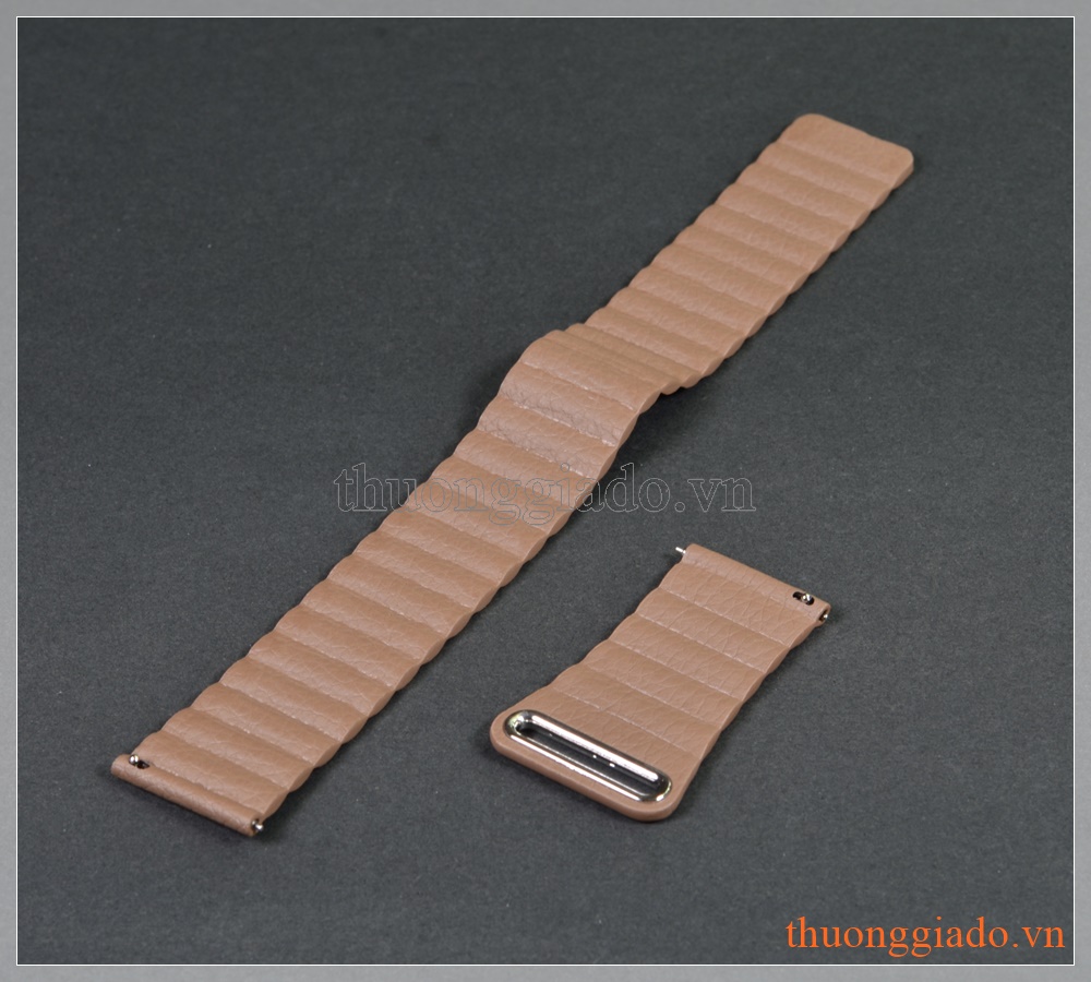 Dây đeo tay đồng hồ Fitbit Blaze (dây da, đầu hít nam châm)