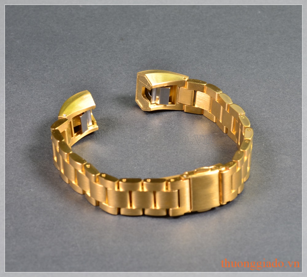 Dây đeo tay thay thế cho Fitbit Alta/ Fitbit Alta HR (thép không gỉ, màu gold, mẫu 1)