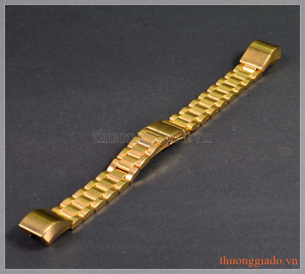 Dây đeo tay thay thế cho Fitbit Alta/ Fitbit Alta HR (thép không gỉ, màu gold, mẫu 1)