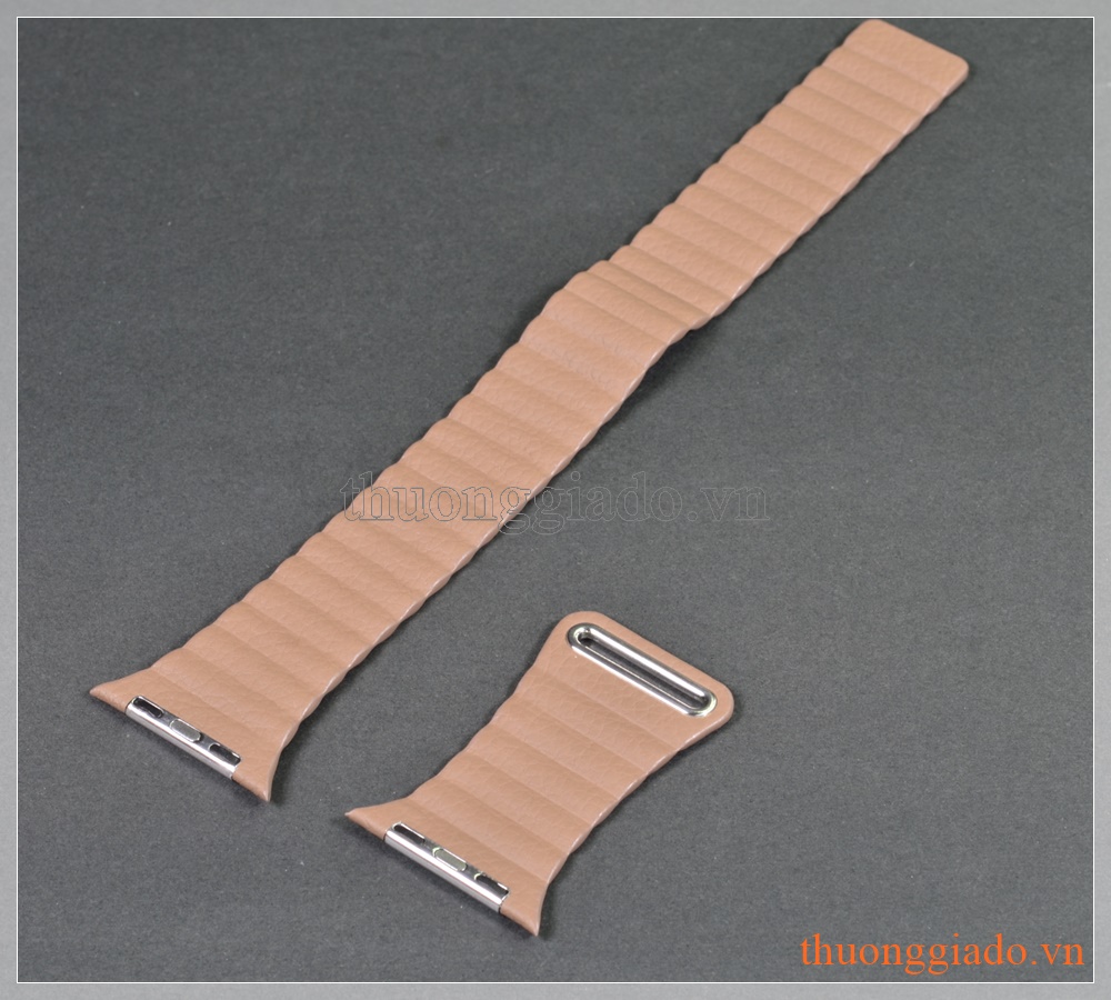 Dây đồng hồ Apple Watch 42mm (da PU, khóa nam châm)