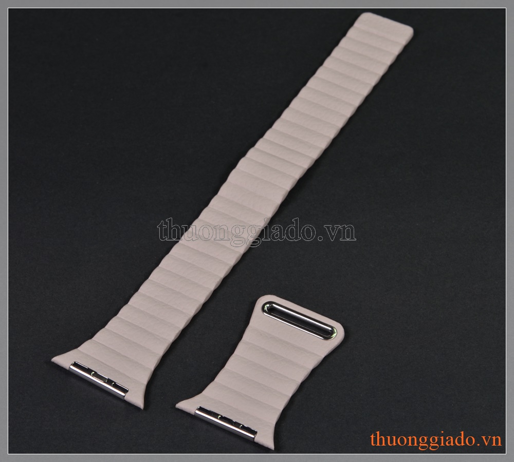Dây đồng hồ Apple Watch 42mm (da PU, khóa nam châm)