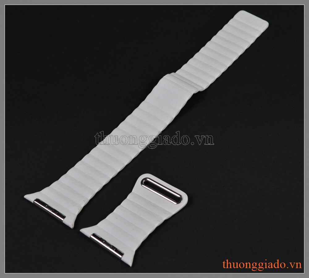 Dây đồng hồ Apple Watch 42mm (da PU, khóa nam châm)