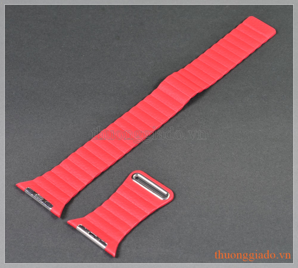 Dây đồng hồ Apple Watch 42mm (da PU, khóa nam châm)