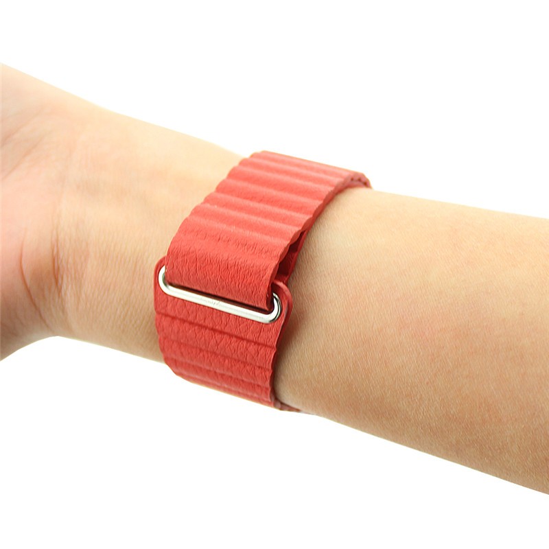 Dây đồng hồ Apple Watch 42mm (da PU, khóa nam châm)