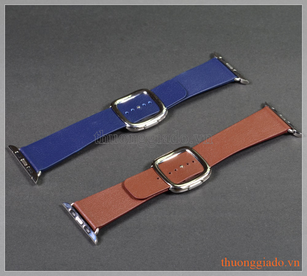 Dây đồng hồ Apple Watch 42mm (dây da, khóa hình vuông)
