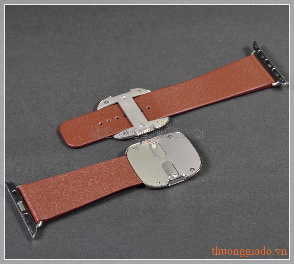 Dây đồng hồ Apple Watch 42mm (dây da, khóa hình vuông)