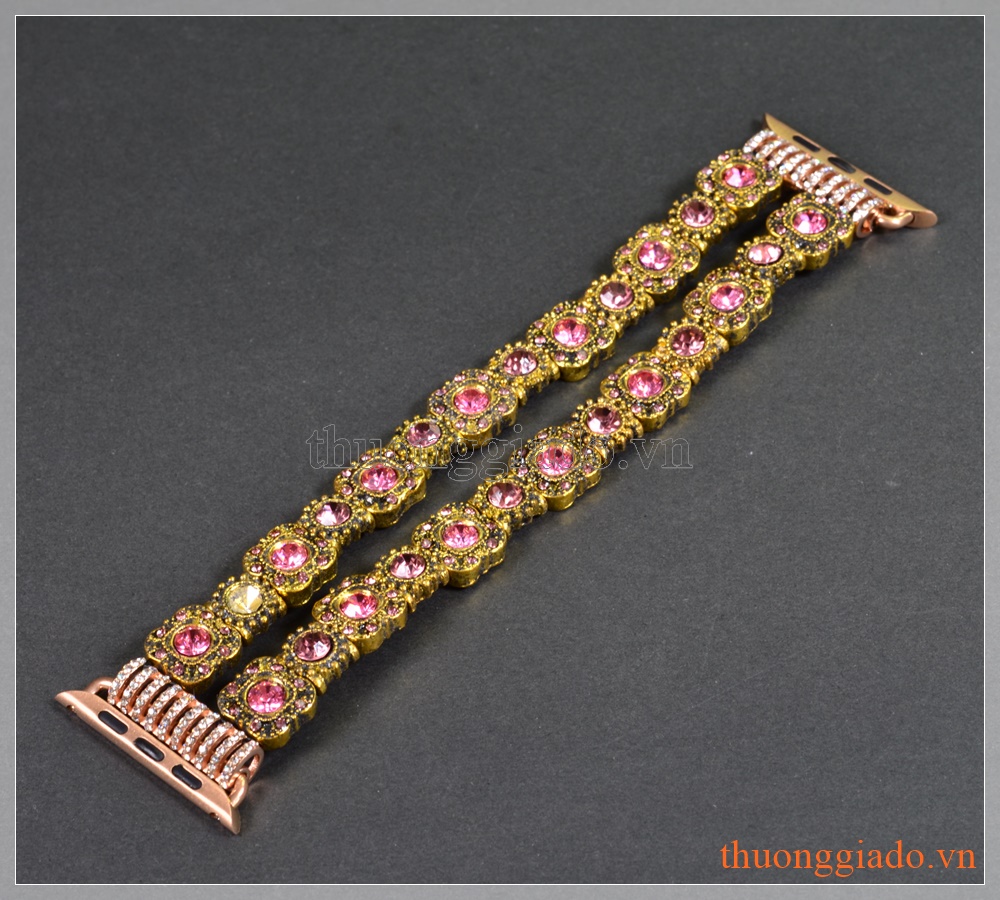 Dây đồng hồ Apple Watch 42mm (thời trang, dây chun nít, mẫu 2)