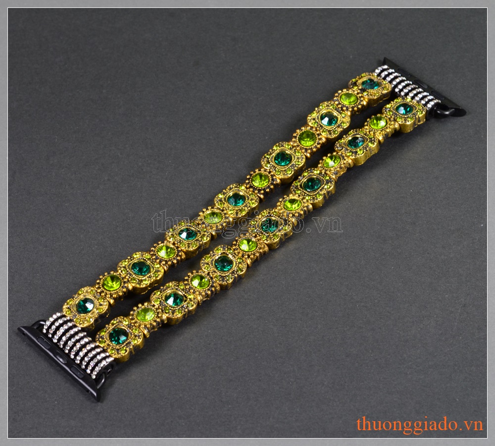 Dây đồng hồ Apple Watch 42mm (thời trang, dây chun nít, mẫu 2)