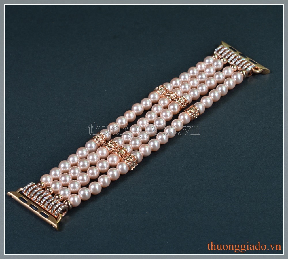 Dây đồng hồ Apple Watch 42mm (thời trang, dây chun nít, mẫu 3)