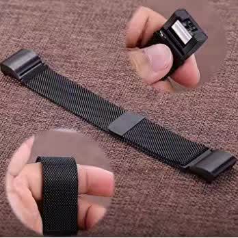 Dây đồng hồ Fitbit Charge 2 (thép không gỉ, mắt lưới thép siêu nhỏ)