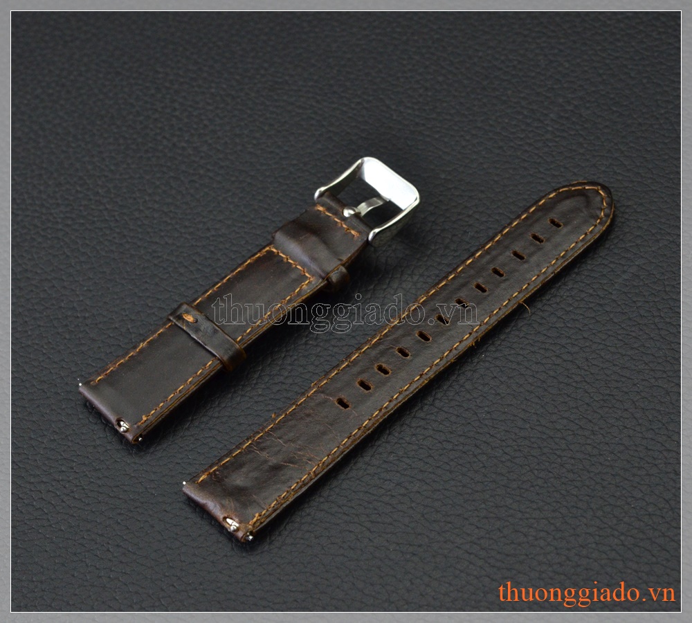 Dây đồng hồ Samsung Gear S2 Classic (da bò, mẫu 5)