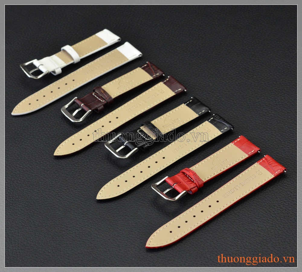 Dây đồng hồ Samsung Gear S2 Classic, Moto 360 (thế hệ 2), LG G Watch (da cá sấu)