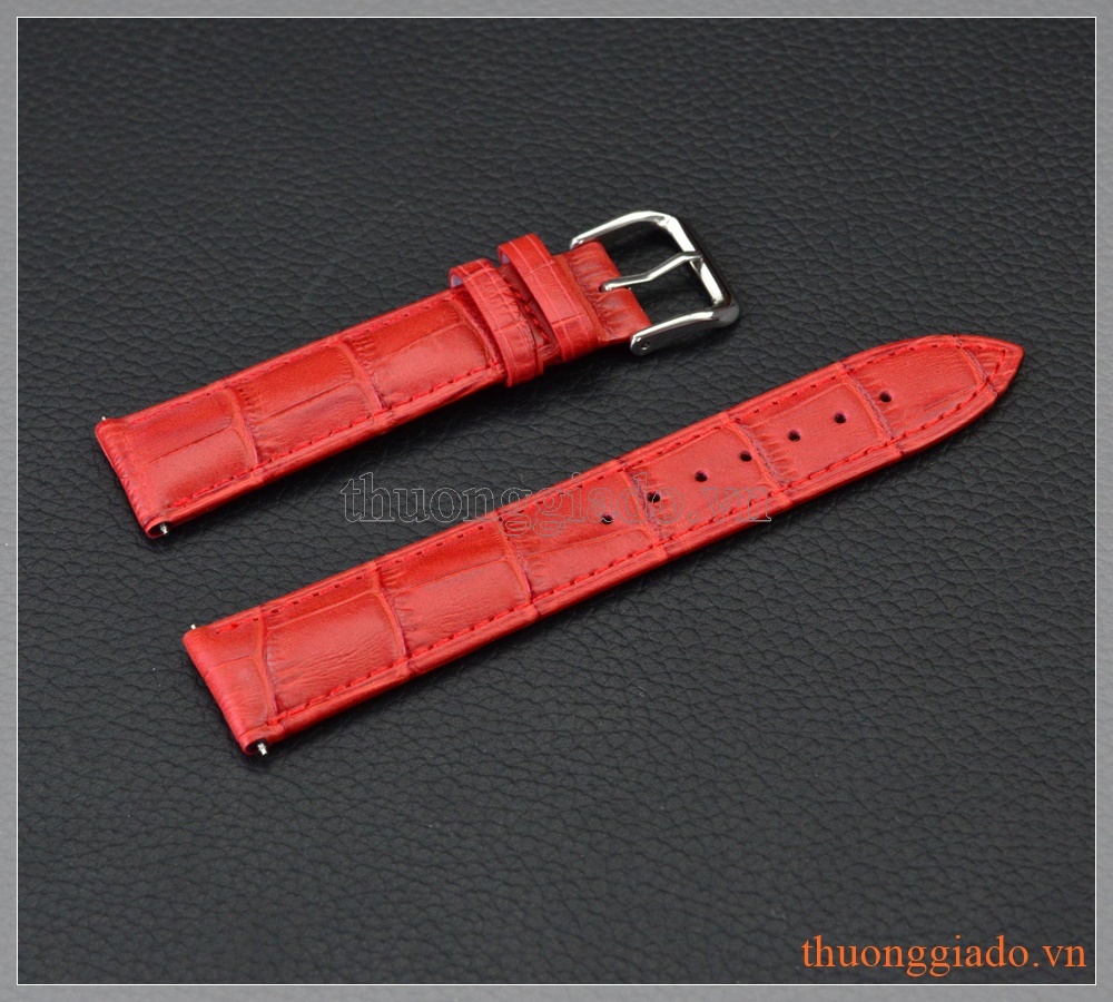 Dây đồng hồ Samsung Gear S2 Classic, Moto 360 (thế hệ 2), LG G Watch (da cá sấu)