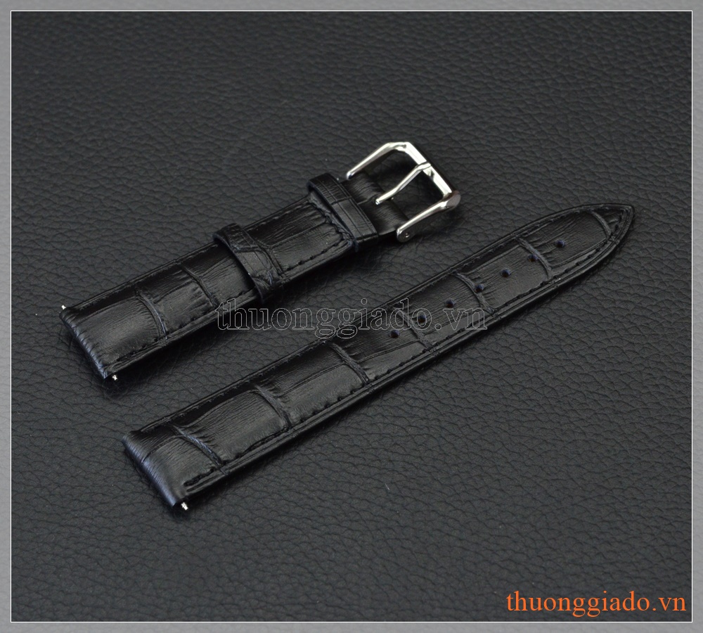 Dây đồng hồ Samsung Gear S2 Classic, Moto 360 (thế hệ 2), LG G Watch (da cá sấu)