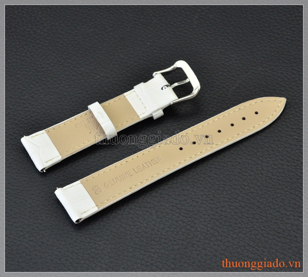 Dây đồng hồ Samsung Gear S2 Classic, Moto 360 (thế hệ 2), LG G Watch (da cá sấu)