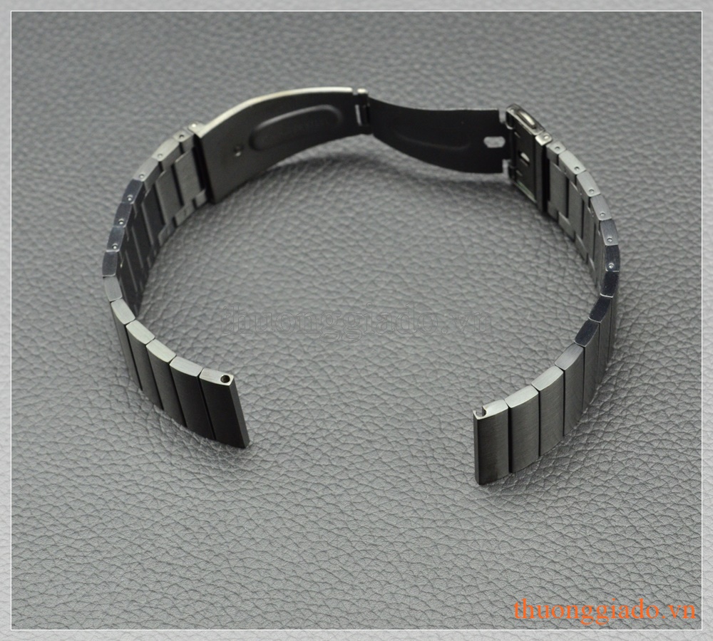 Dây đồng hồ Samsung Gear S3 classic, Gear S3 frontier (hợp kim, màu đen, mẫu 2)