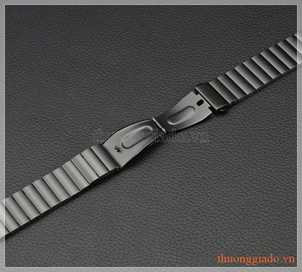Dây đồng hồ Samsung Gear S3 classic, Gear S3 frontier (hợp kim, màu đen, mẫu 2)