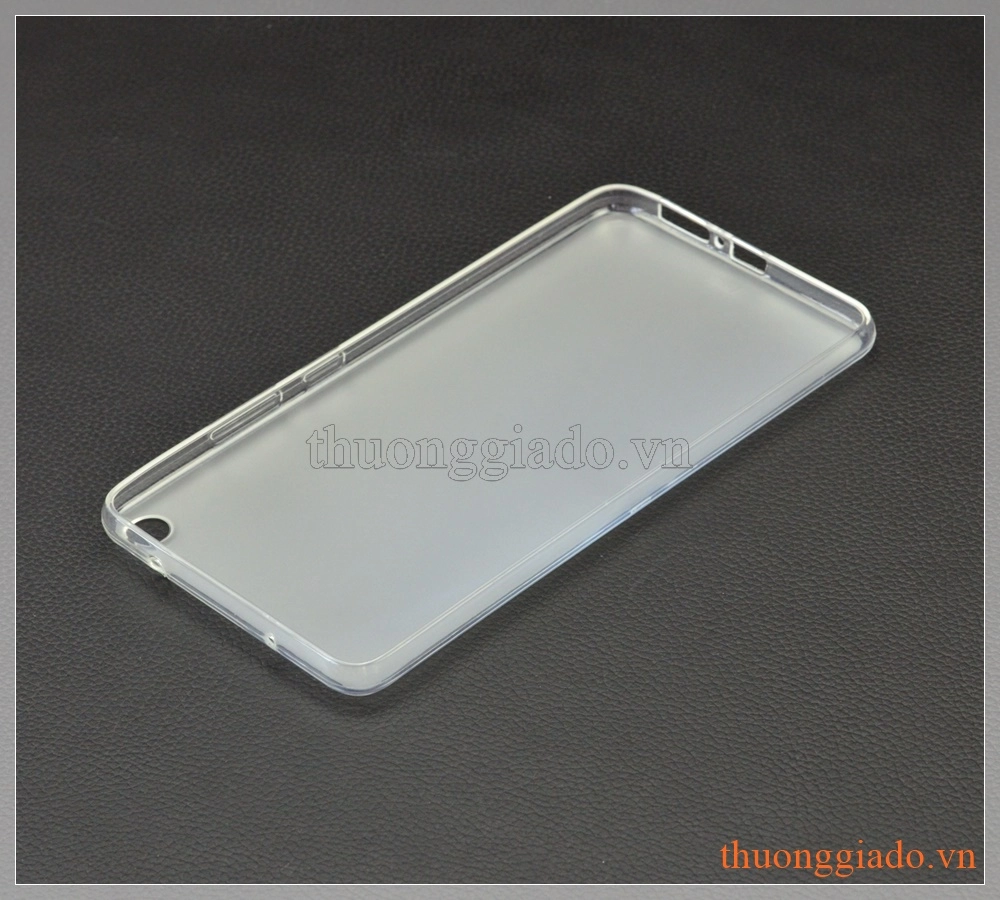 Ốp lưng silicone Lenovo Tab3 7Plus, viền trong suốt lưng mờ đục