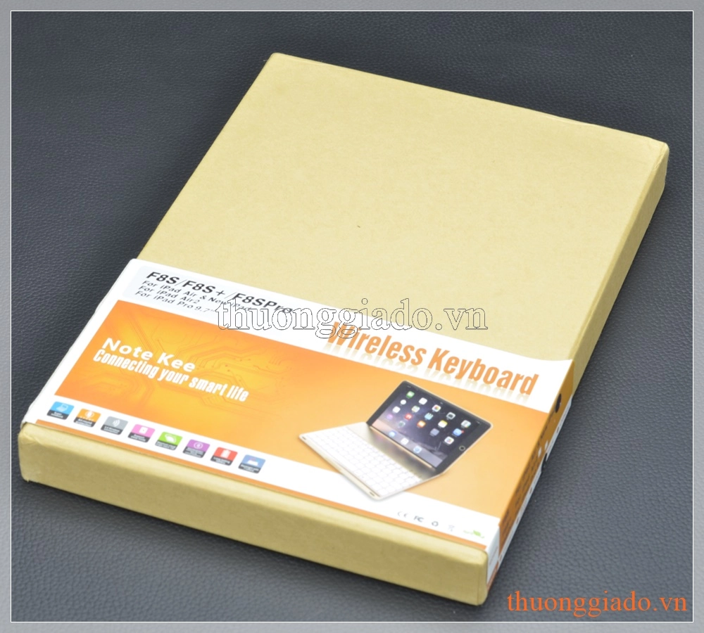 Bàn phím bluetooth iPad 2018 (9.7"),iPad 2017 (9.7")/F8S/F8S+/F8SPRO Wireless Keyboard
