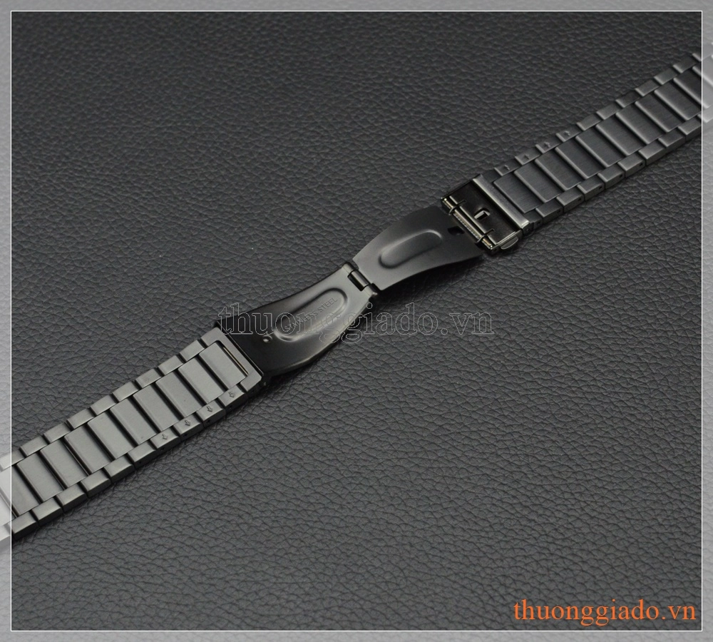 Dây đồng hồ Samsung Gear S3 classic, Gear S3 frontier (hợp kim, màu đen, mẫu 2)