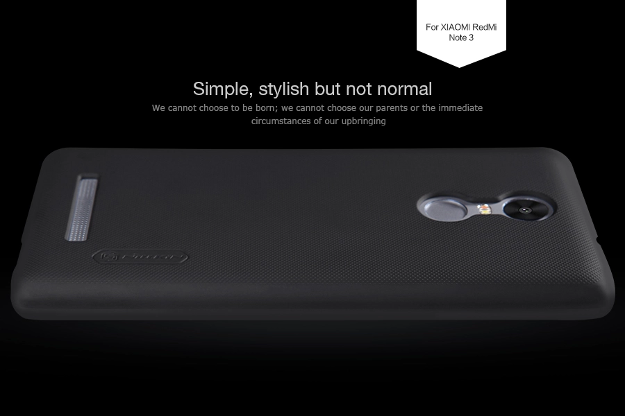Ốp lưng Redmi Note 3 (Loại sần, hiệu NillKin) Super Frosted Shield