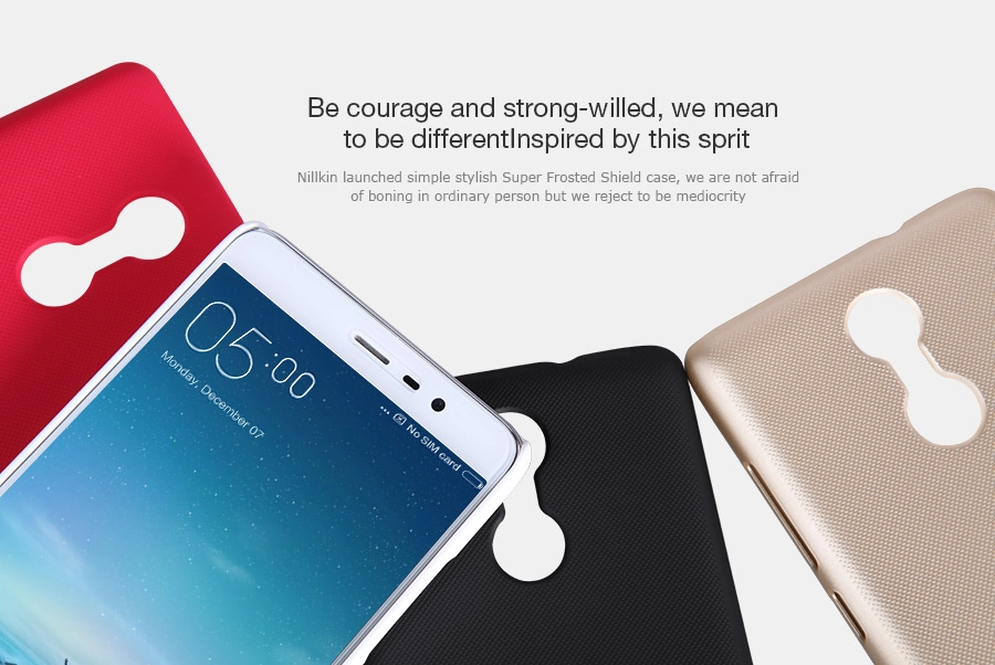 Ốp lưng Redmi Note 3 (Loại sần, hiệu NillKin) Super Frosted Shield
