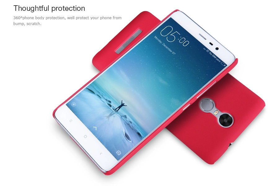 Ốp lưng Redmi Note 3 (Loại sần, hiệu NillKin) Super Frosted Shield