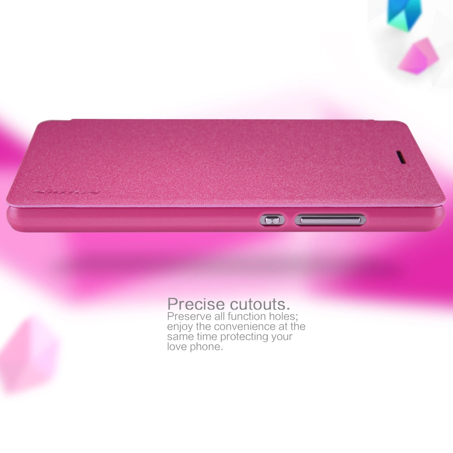 Bao Da Huawei P8 Lite (Hiệu NillKin, Sparkle Series)