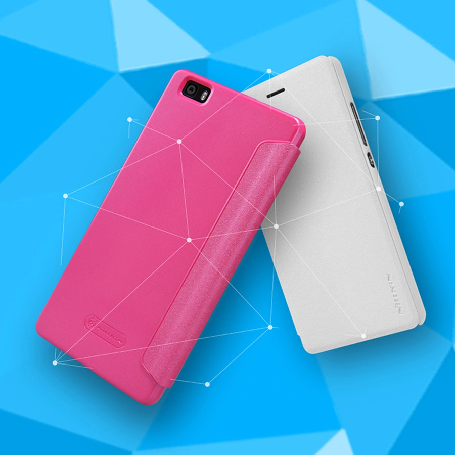 Bao Da Huawei P8 Lite (Hiệu NillKin, Sparkle Series)