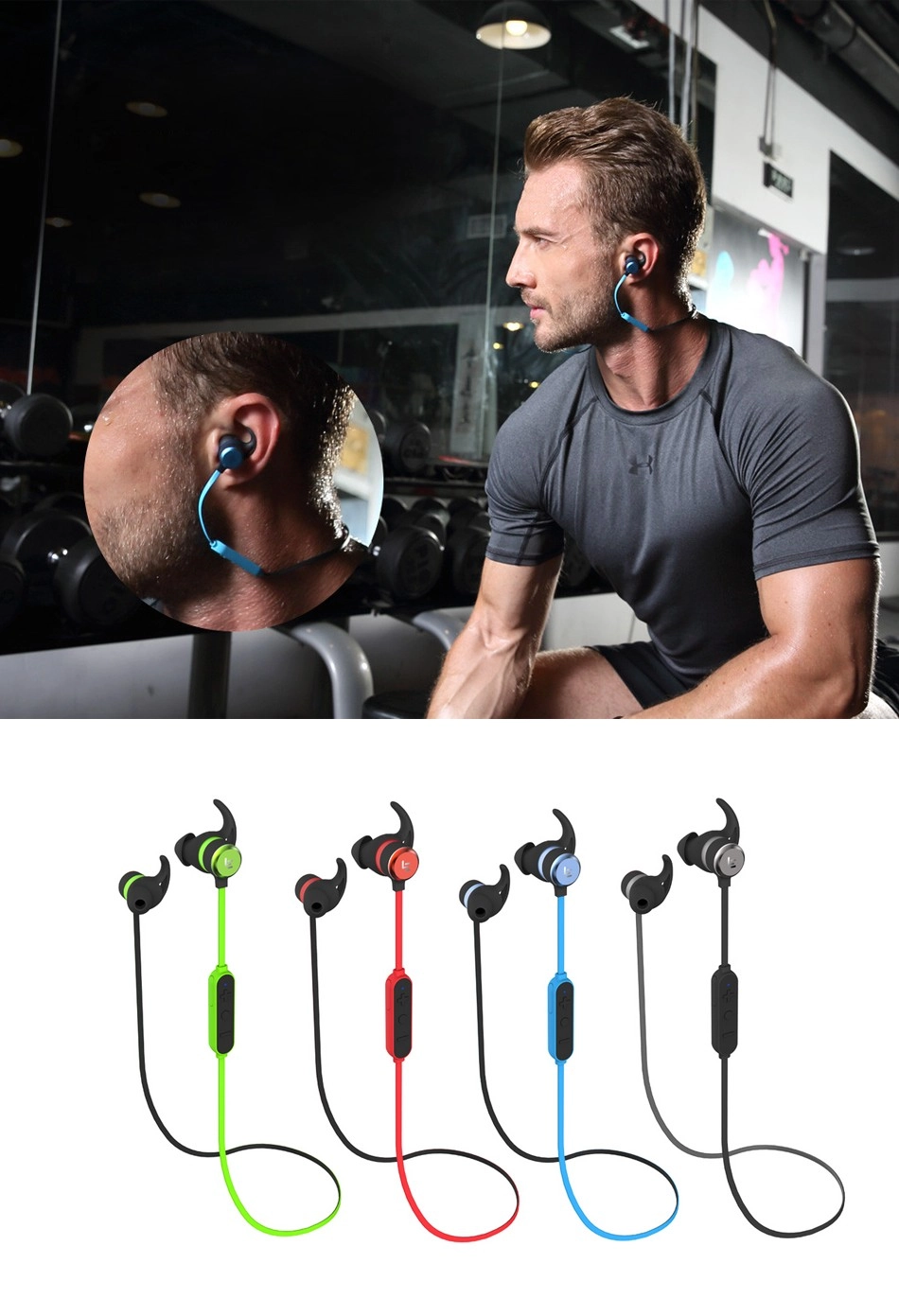 Tai nghe bluetooth thể thao Le BT Sport Headset (LePBH301) chính hãng