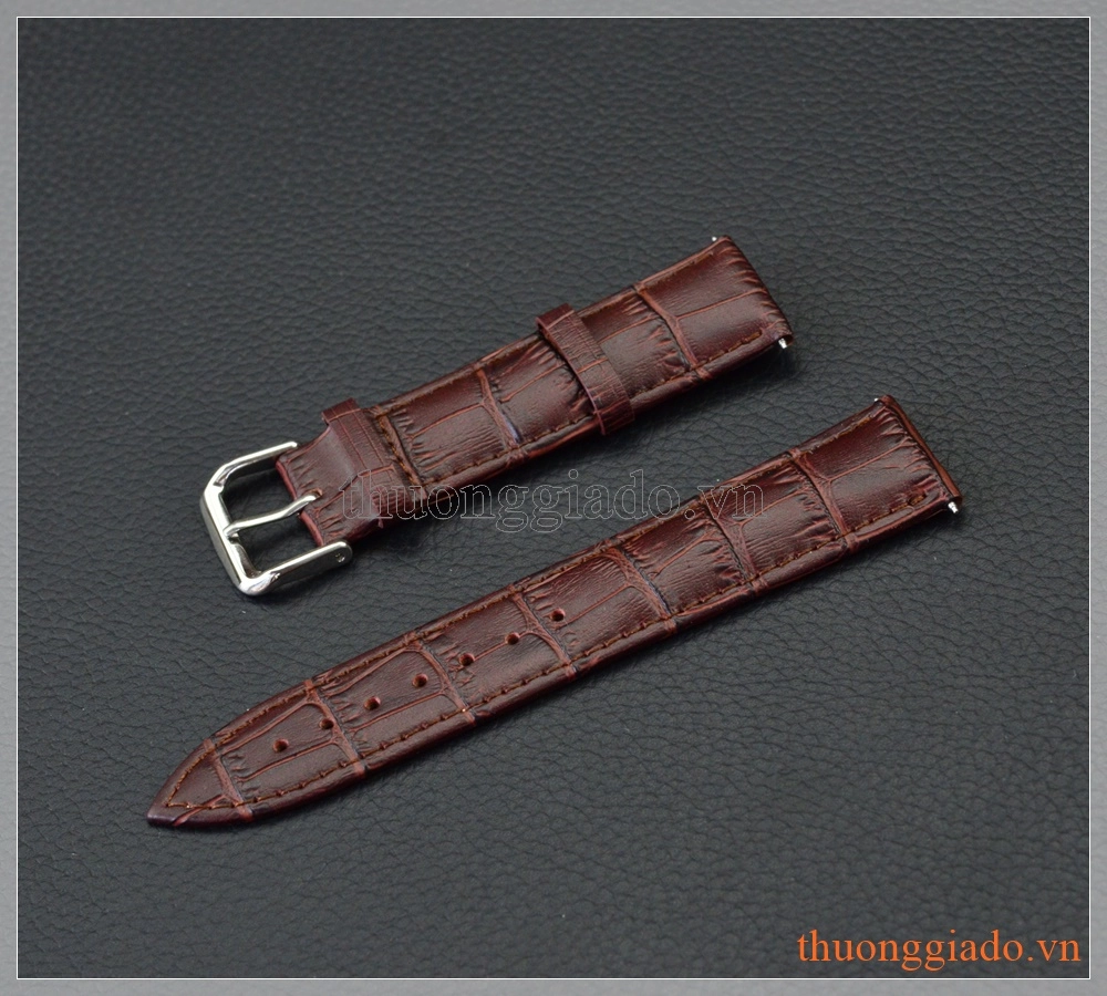 Dây đồng hồ Samsung Gear S3 classic, Gear S3 frontier, Gear 2, Gear 2 Neo,(da cá sấu)